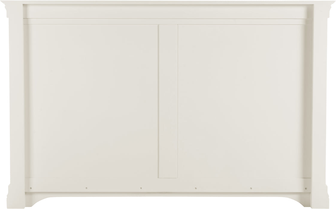 Bordeaux 5' Bed High Foot End Ivory