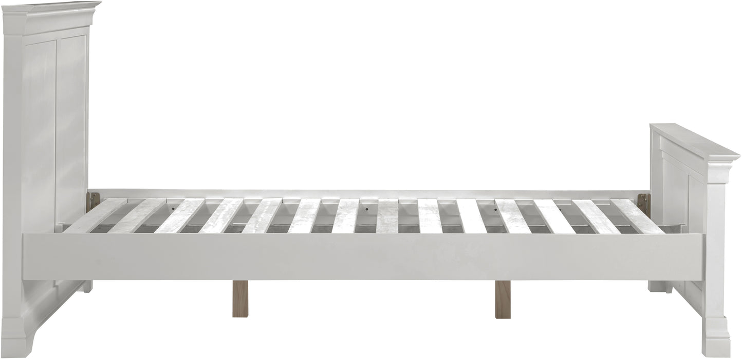 Bordeaux 5' Bed High Foot End Pebble Grey