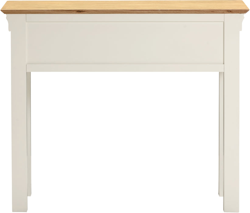 Bordeaux Console Table Ivory/Oak