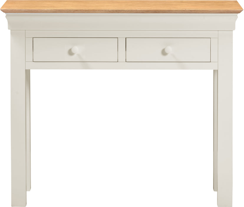 Bordeaux Console Table Ivory/Oak