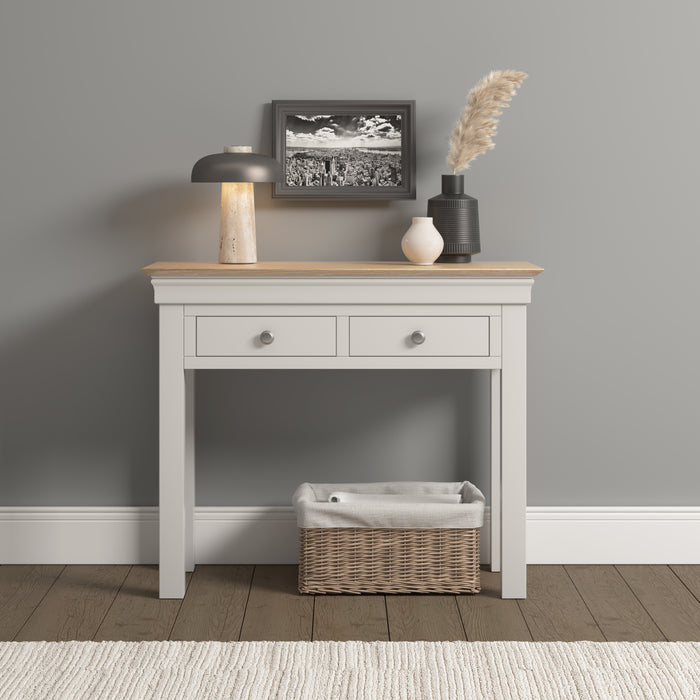 Bordeaux Console Table Ivory/Oak