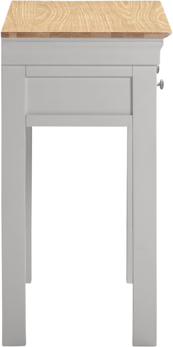 Bordeaux Console Table Pebble Grey/Oak