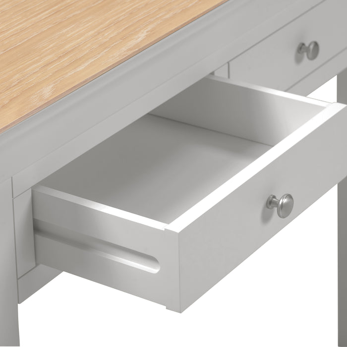Bordeaux Console Table Pebble Grey/Oak