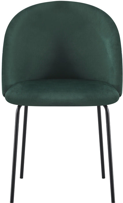 Boston Chair (Box of 4) Emerald Green Velvet