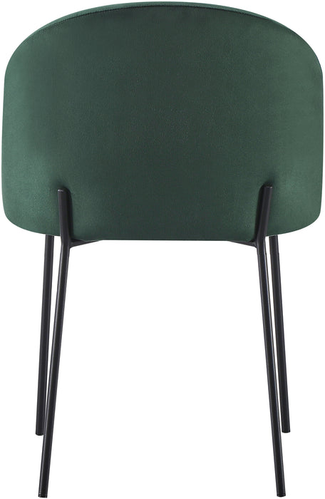 Boston Chair (Box of 4) Emerald Green Velvet