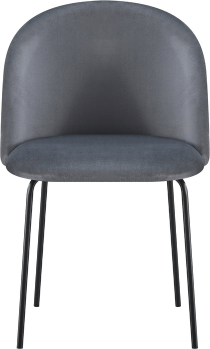Boston Chair (Box of 4) Grey Velvet