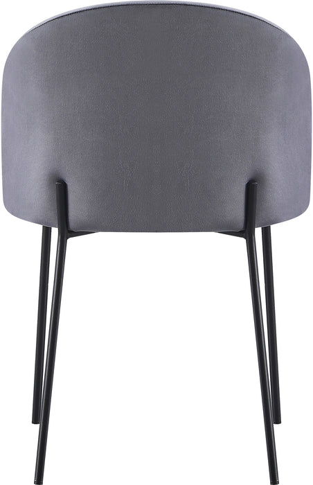 Boston Chair (Box of 4) Grey Velvet