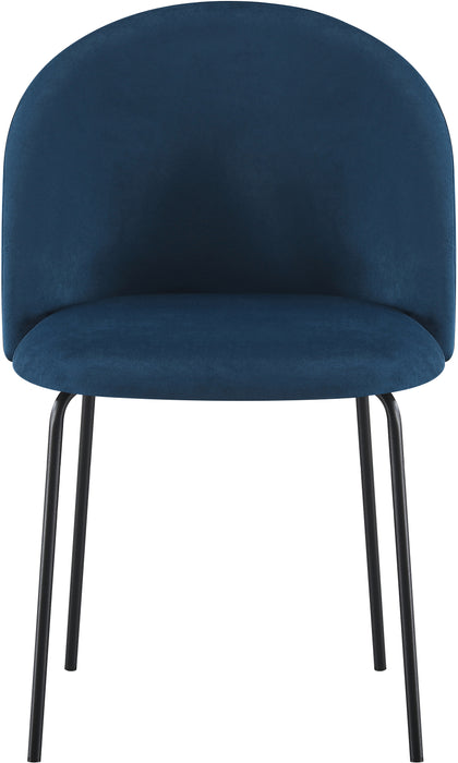 Boston Chair (Box of 4) Sapphire Blue Velvet