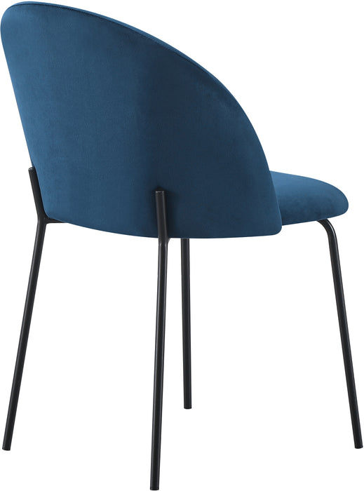 Boston Chair (Box of 4) Sapphire Blue Velvet