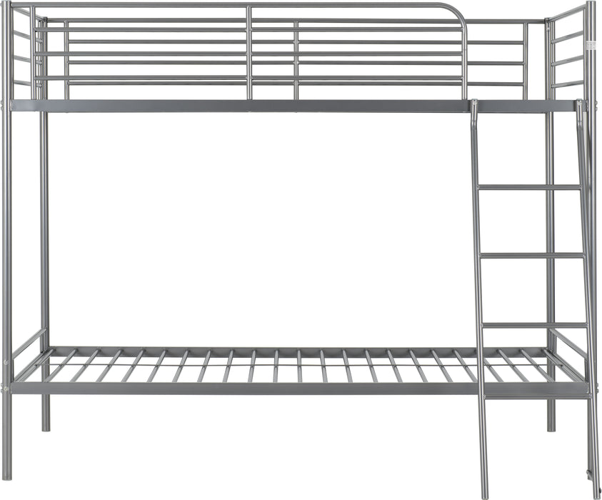 Brandon 3' Bunk Bed Silver