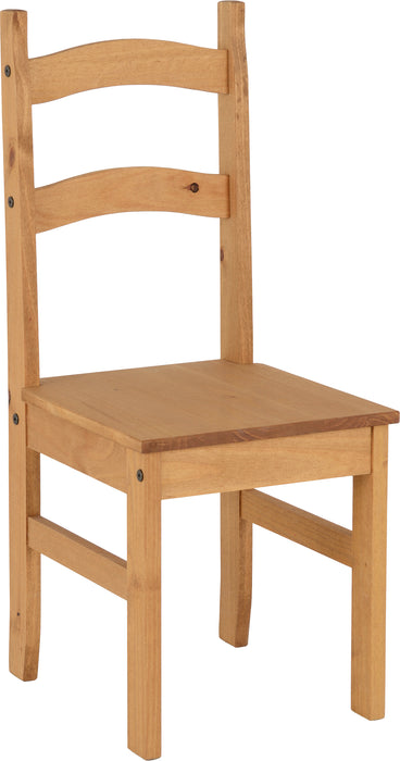 Budget Mexican Chair (Box of 2) Distressed Waxed Pine