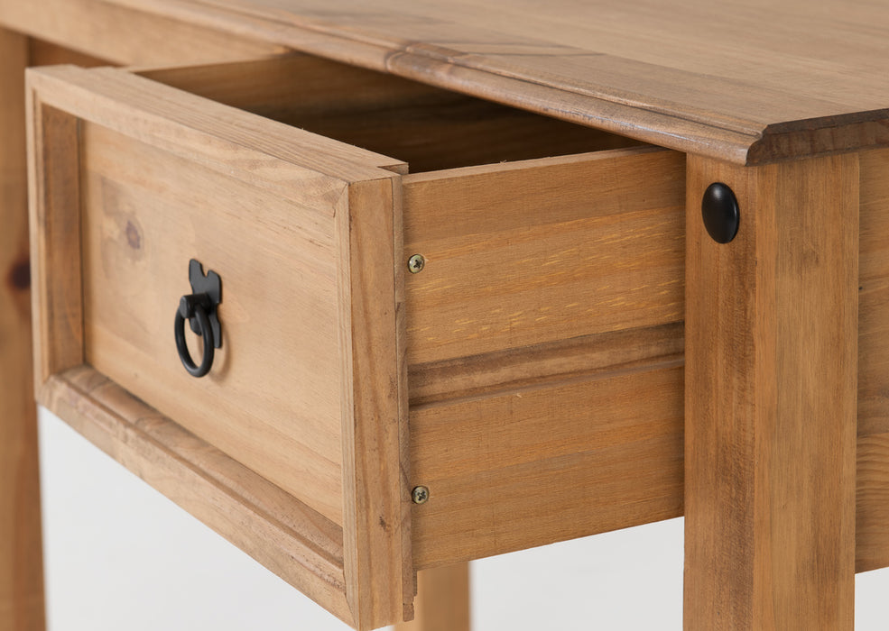 Budget Mexican Study Desk Distressed Waxed Pine