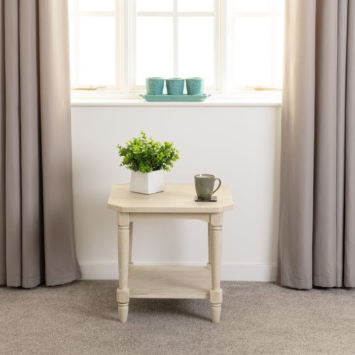Chantilly Side Table Antique Cream