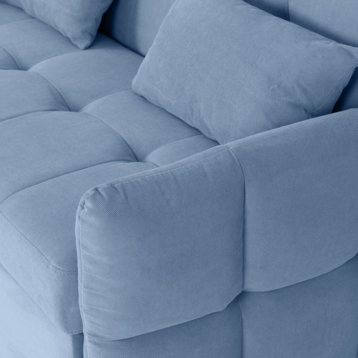 Chelsea Sofa Bed Blue Fabric