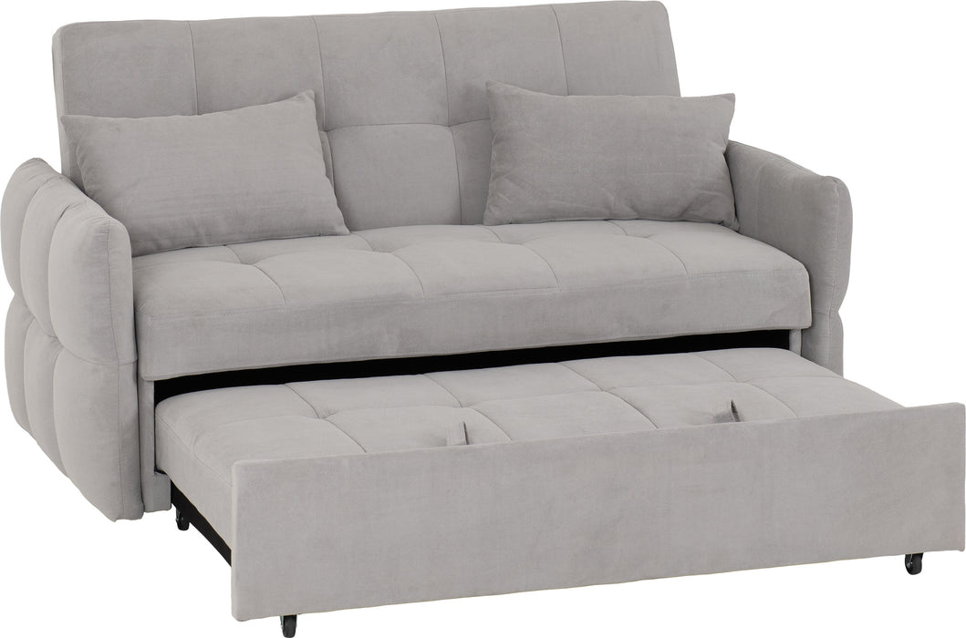 Chelsea Sofa Bed Silver Grey Fabric