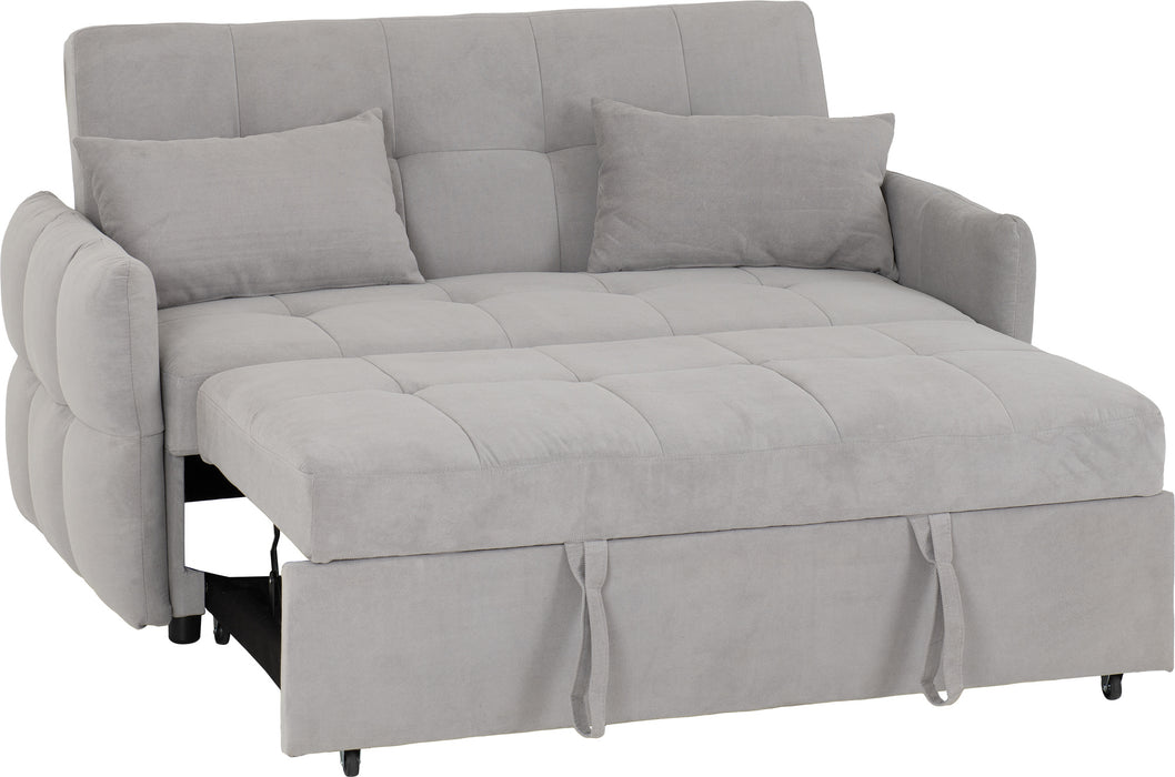 Chelsea Sofa Bed Silver Grey Fabric