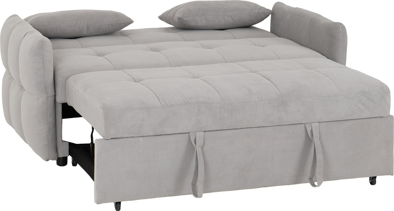 Chelsea Sofa Bed Silver Grey Fabric