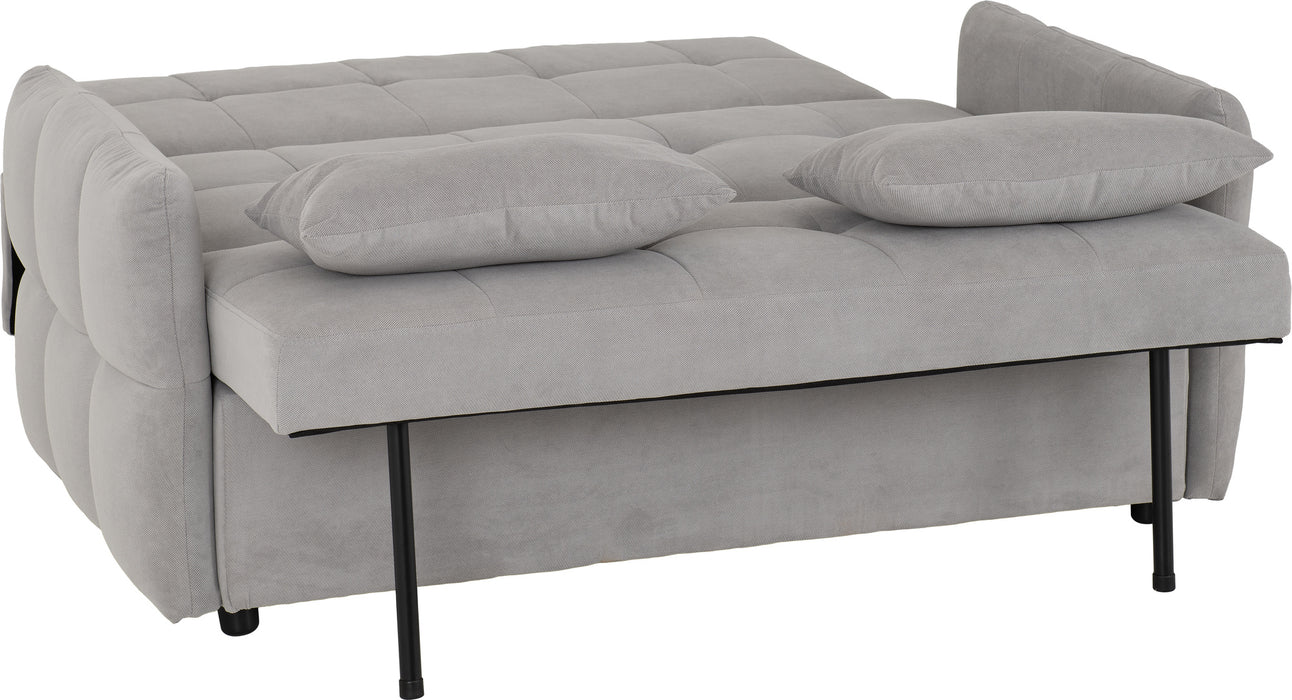Chelsea Sofa Bed Silver Grey Fabric
