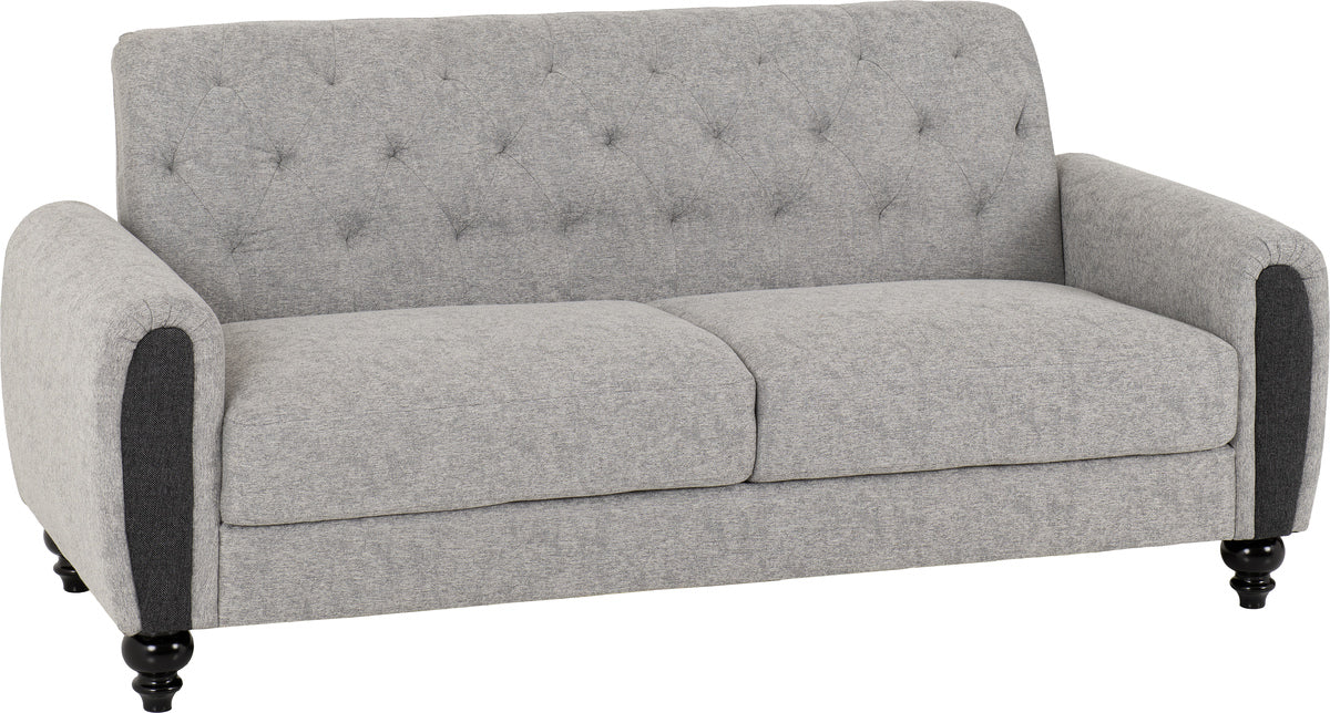 Chester 3+2 Suite Light Grey Fabric
