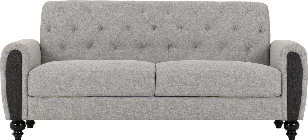 Chester 3+2 Suite Light Grey Fabric