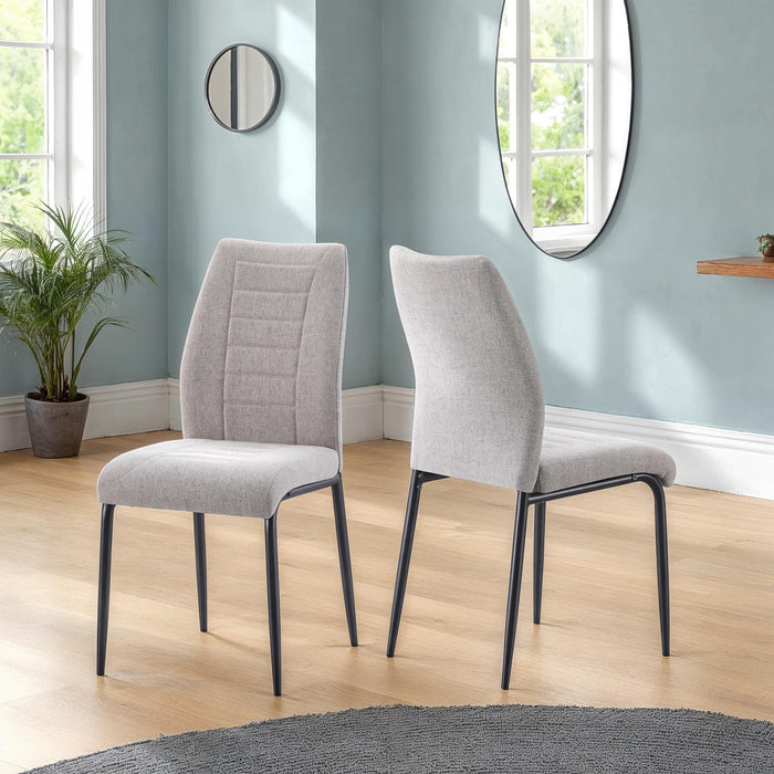 Chilton Chair (Box of 4) Grey Fabric