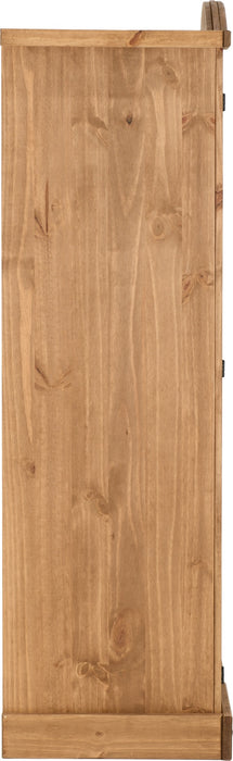 Corona 2 Door Wardrobe Distressed Waxed Pine