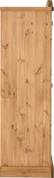 Corona 3 Door Wardrobe Distressed Waxed Pine