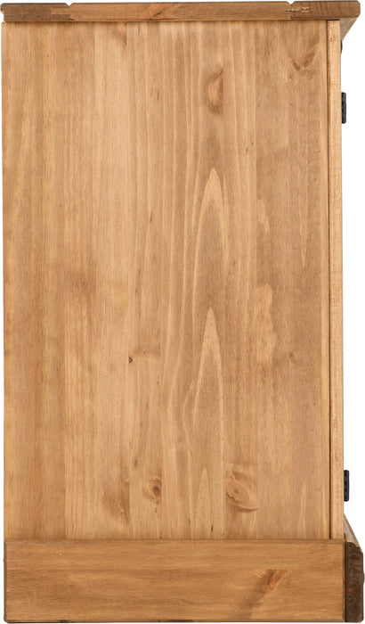 Corona 4 Door 1 Drawer Sideboard Distressed Waxed Pine