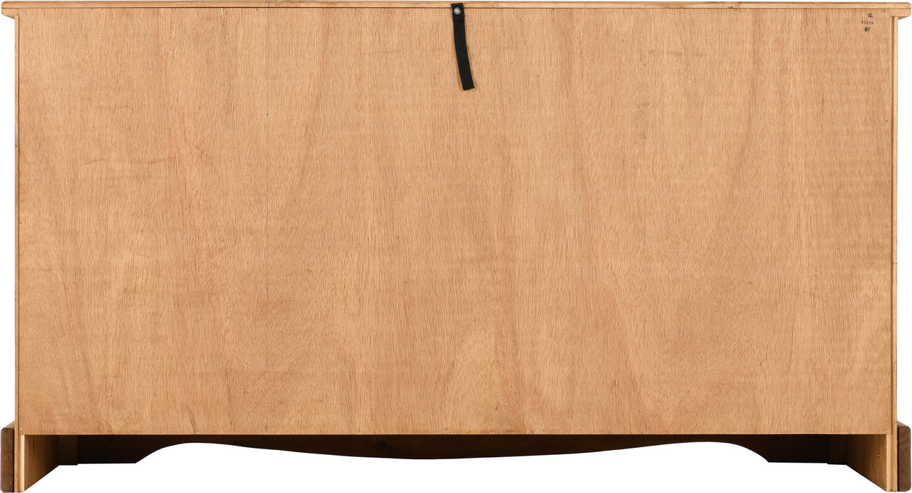 Corona 4 Door 1 Drawer Sideboard Distressed Waxed Pine