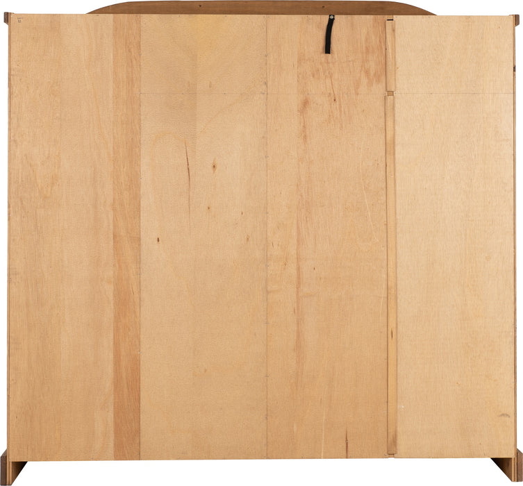 Corona 4 Door Wardrobe Distressed Waxed Pine