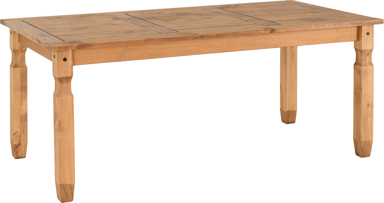 Corona 6' Dining Set Distressed Waxed Pine