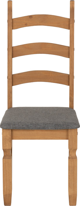 Fabric Seat Pad (Box of 2) Grey Fabric
