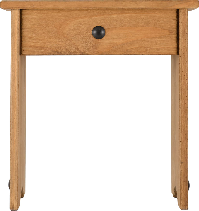 Corona Dressing Table Stool Distressed Waxed Pine