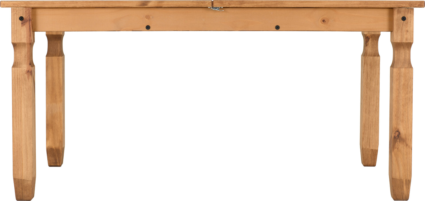 Corona Extending Dining Set (6 Chairs) Distressed Waxed Pine