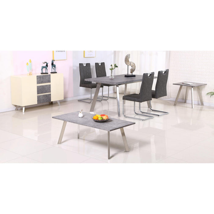 Calipso High Gloss Sideboard Concrete
