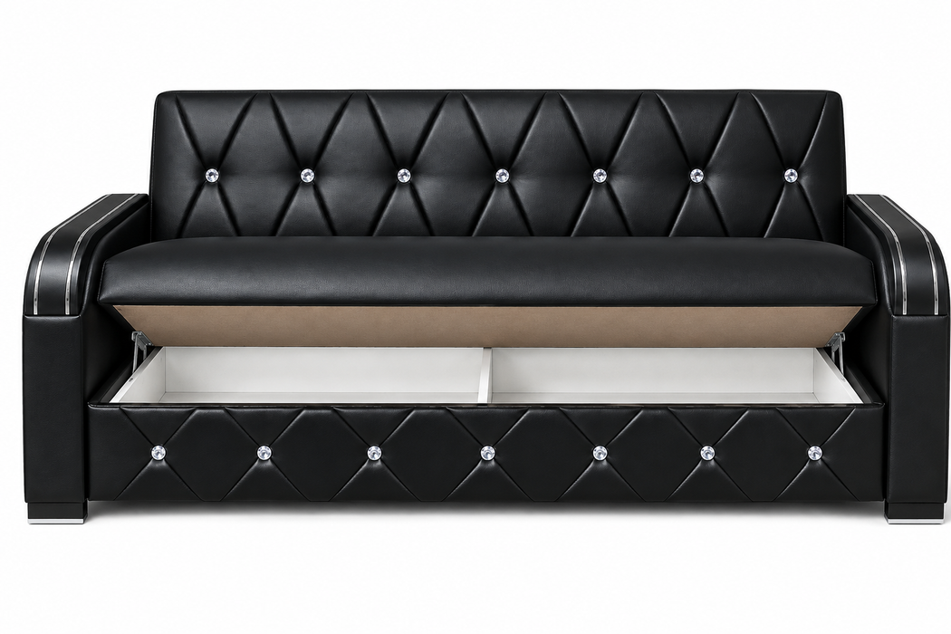 Luto Turkish 3 Seater Ottoman Sofa Bed UK Made