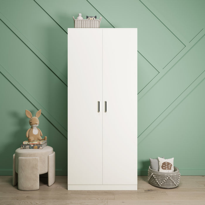 Dakota 2 Door Wardrobe White
