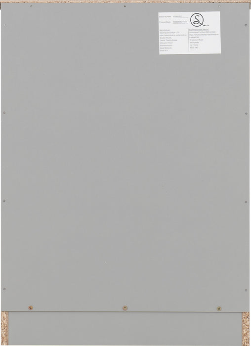 Dakota 3 Drawer Bedside Light Grey