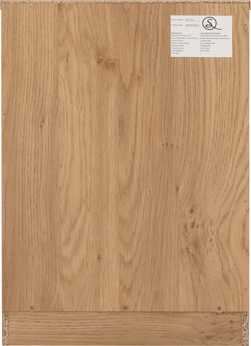 Dakota 3 Drawer Bedside Oak Effect