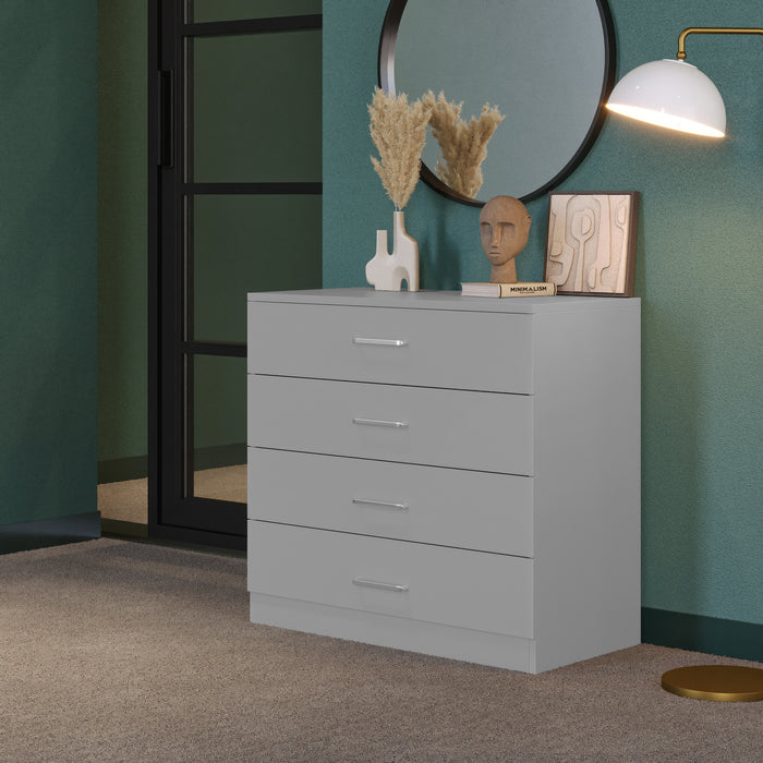 Dakota 4 Drawer Chest Light Grey