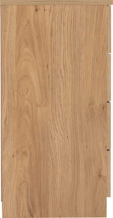 Dakota 4 Drawer Chest Oak Effect