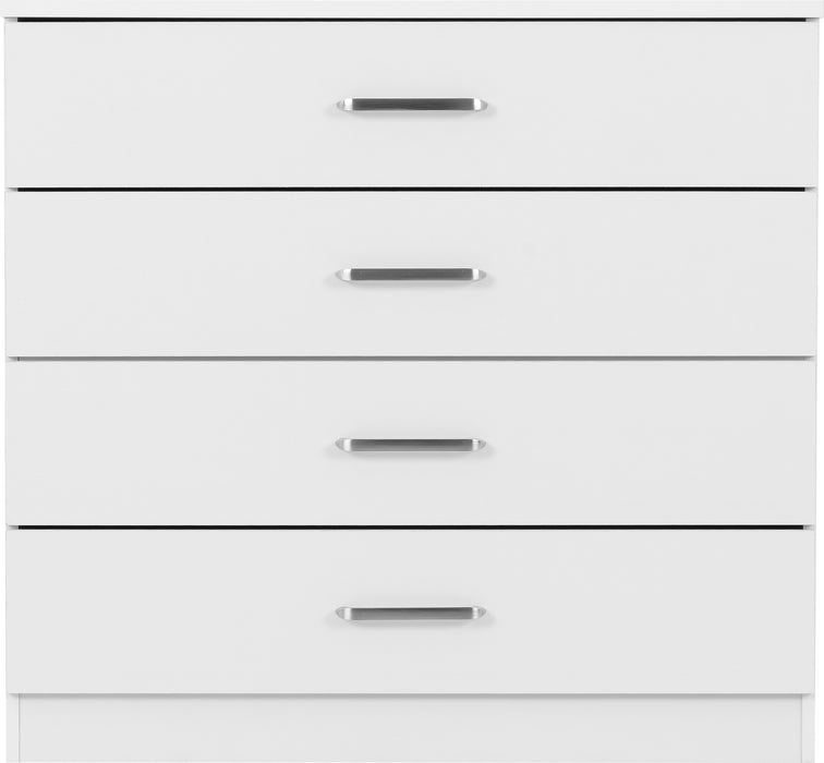 Dakota 4 Drawer Chest White