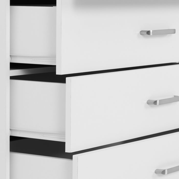 Dakota 4 Drawer Chest White