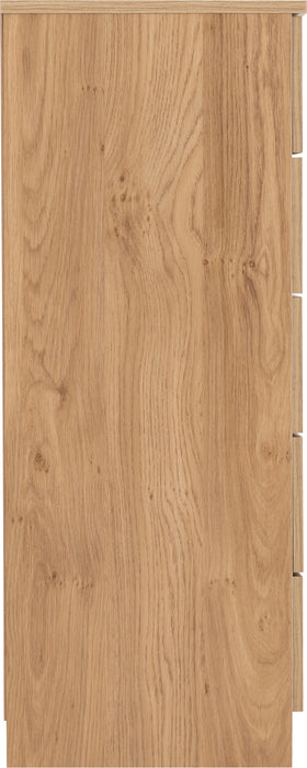 Dakota 5 Drawer Chest Oak Effect