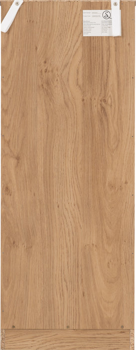 Dakota 5 Drawer Narrow Chest Oak Effect