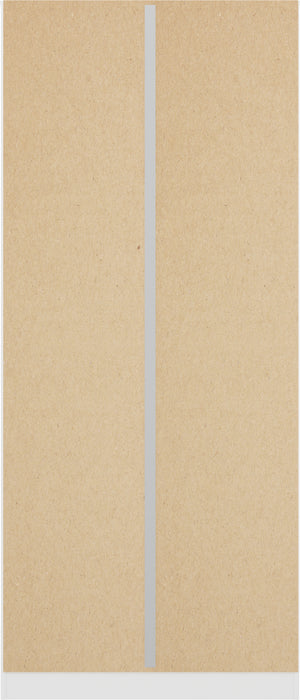 Denver 2 Door Wardrobe White/Blue Gloss