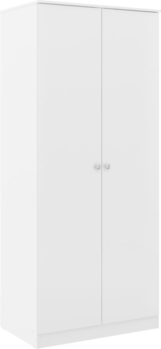 Denver 2 Door Wardrobe White Gloss