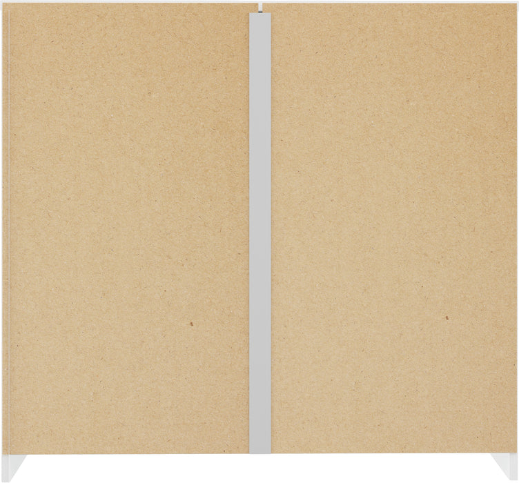 Denver 4 Drawer Chest White/Pink Gloss