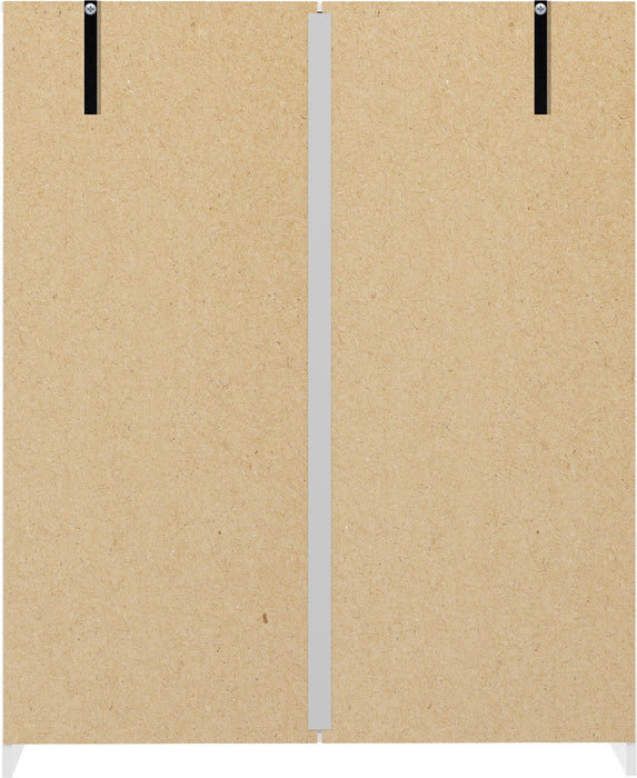 Denver 5 Drawer Chest White Gloss