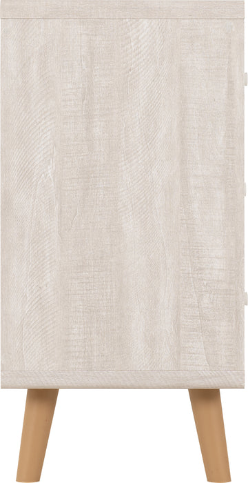 Dixie 3 Drawer Chest Dusty Grey/White